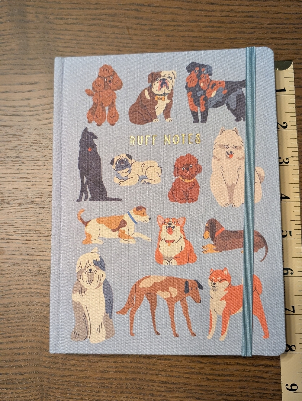 Up & Up Ruff Notes Dog-Themed Hardcover Notebook – Light Gray 6x8 Lined Paper - Picture 4 of 5